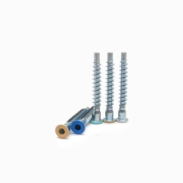 Furniture Straight Repair Countersunk Head Socket Head Screws Self Tapping Roller Thread