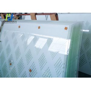 Bathroom Shower Silk Screen Printing Glass UV Blocking EN12150