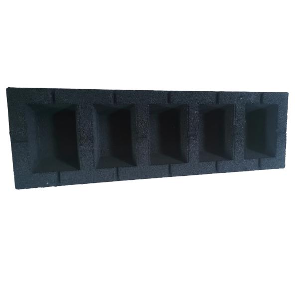 Customized Fix It Foot 24" Long Rubber Feet 600*180mm For Heat Pump