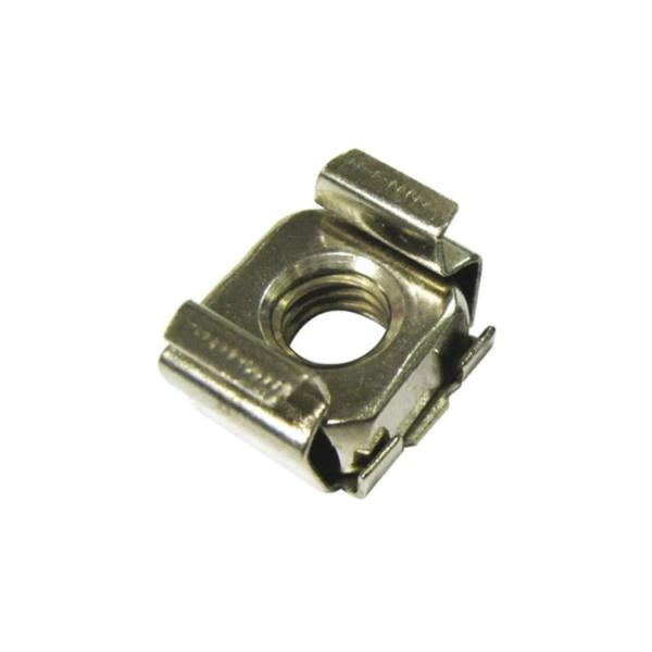 Steel M10 Captive Nuts Standard Clip Nut Galvanized With Yellow Zinc