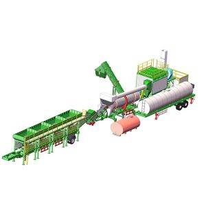 High Efficient Small Portable Asphalt Plant Intelligent Temperature Control