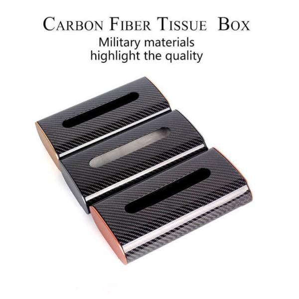 Wear Resistant Aviation Grade Carbon Fiber Tissue Box