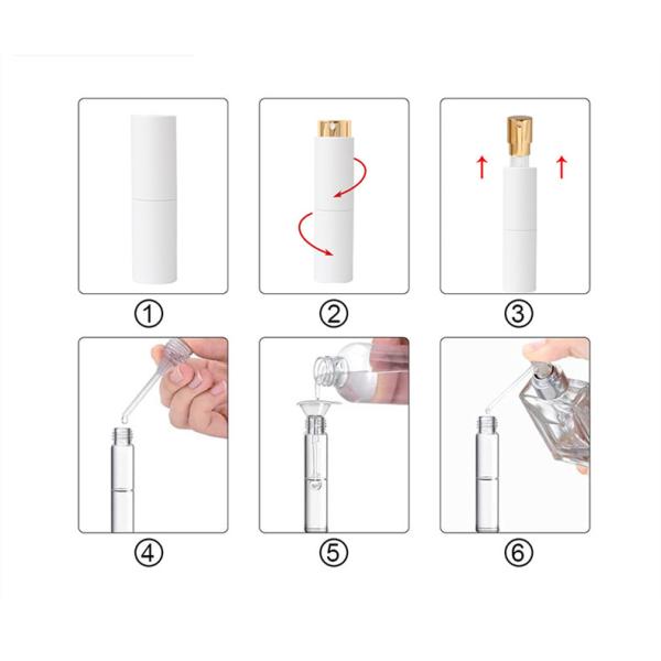 10ml gold travel size refillable perfume atomizer mini luxury cologne dispenser