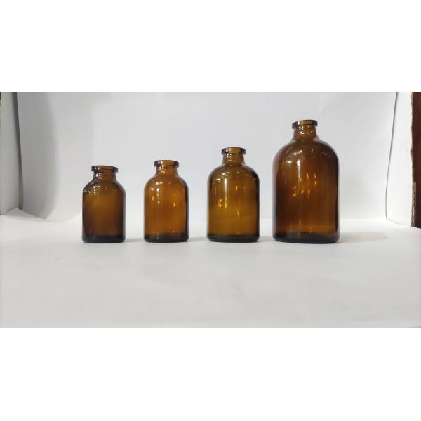 Medical Injection Molded Glass Vial Stoppered Reagent Bottles 20ml 30ml 50ml 100ml