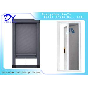 China Fiberglass Wire Mesh Retractable Invisible Sliding Screen Door on sale