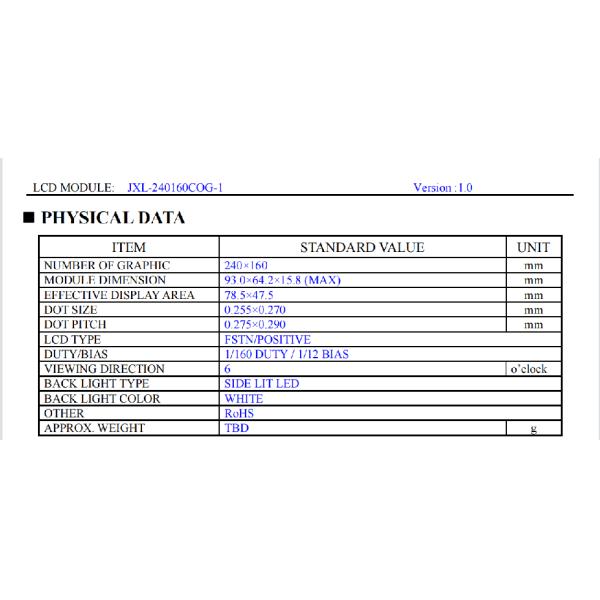 12864 TN COG LCD Graphic Dot Matrix Micro LCD Screen