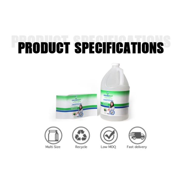 PETG 1 Gallon Water Bottle Shrink Packaging Film Waterproof Pvc Shrink Label ODM