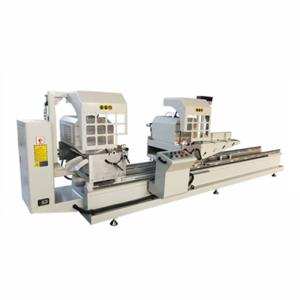 China Double Head Aluminium Cutting Mitre Saw PVC Window Cutting Machinery for 45 Degree 90 Degree on sale