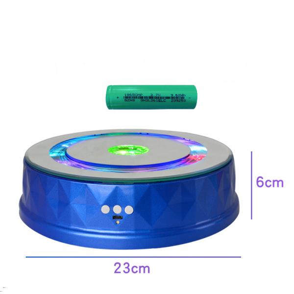 23cm Exquisite Rotating Led Display Stand 360 Degree Rotating Turntable Display Stand