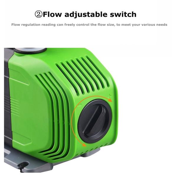 500 Gph Pond Hydroponic Fish Tank Aquarium Pumps Submersible Water Pump