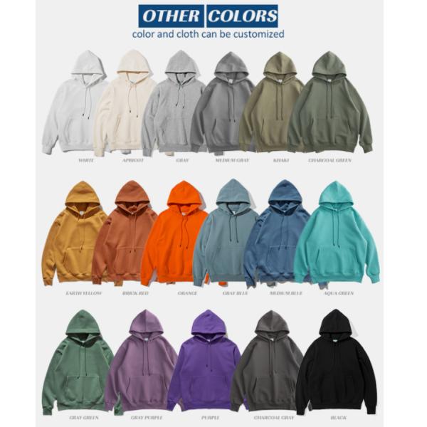 Fashion 100% Cotton Plain Oversized Pullover Hoodie Women'S Ladies Oversized Hoodie