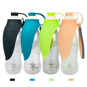 Quality Portable Silicone Dog Water Bottle With Collapsible Bowl for sale