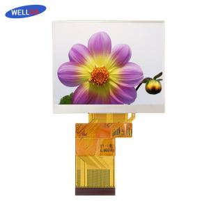 Quality 320x240 HD LCD Display 3.5 Inch Tft Lcd 350 Nits Brightness RGB Interface for sale