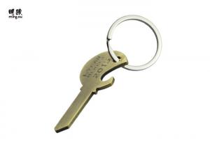 China Antique Key Shaped Bottle Opener Keychain / Keyring For Company Advertisement on sale