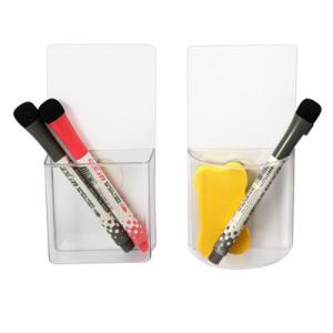 Quality 7.5cmx8cmx3cm Food Grade Liquid Silicone Rubber Marker Pen Holder For White Board Pen for sale