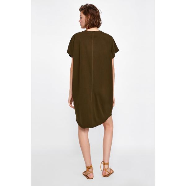 Fashion Women Summer Cotton T-shirt Dress