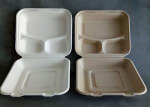 Quality 3 Compartment Biodegradable Disposable Microwave Fast Food Container for sale