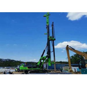 Quality 220kNm 28rpm Hydraulic Earth Rotary Crawler Mounted Drill Rig Machine for sale