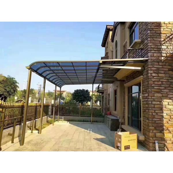 Cantilevered Rain Shed Aluminum Canopy Carport Anodized