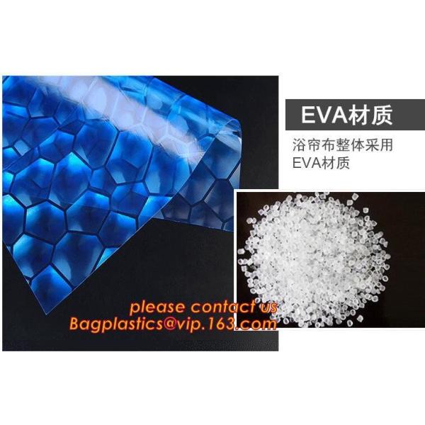 CAT'S EYE GRAIN GREEN SHOWER CURTAIN, Custom Printed Hookless Shower Curtain,Kids Shower Curtain, Fiber Bathroom Ruffled