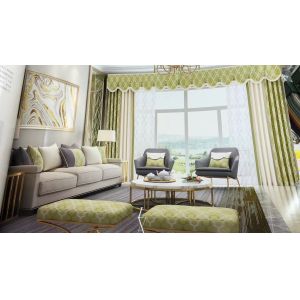 Hollowed White Cotton Lace Embroidery Muslin Curtains Blackout Window Hotels