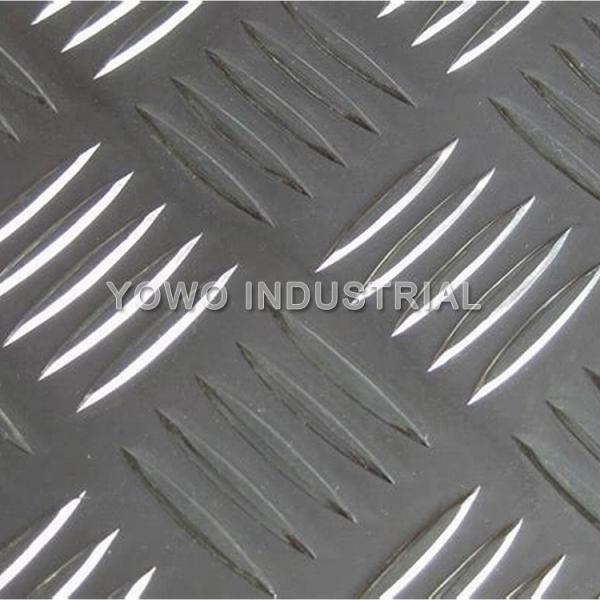 0.7mm 1250mm Width Self Adhesive Aluminum Checker Plate