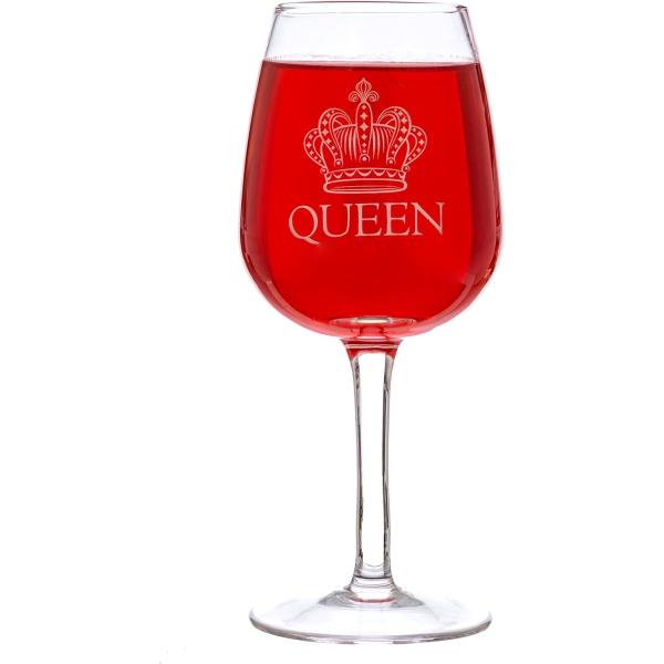 King Beer & Queen Wine Glass Set For Newlyweds Anniversaries