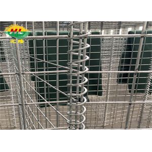 Robot Welded Hesco Defensive Barriers Hot Dipped Galvanized