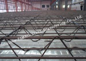Quality 0.8 - 1.5mm Corrugated Metal Floor Deck Reinforced Steel Bar Truss Slab Fabrication for sale
