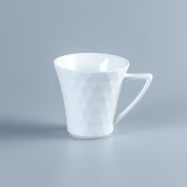 Simple Emboss 16pc White Porcelain Dinnerware Sets