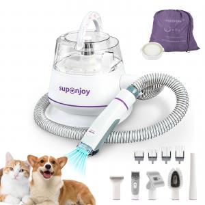 China Pet Grooming Kit Vacuum Cleaner 5 in 1 P2 Pro Low Noise Pet Hair Remover Kit Dog Cat on sale