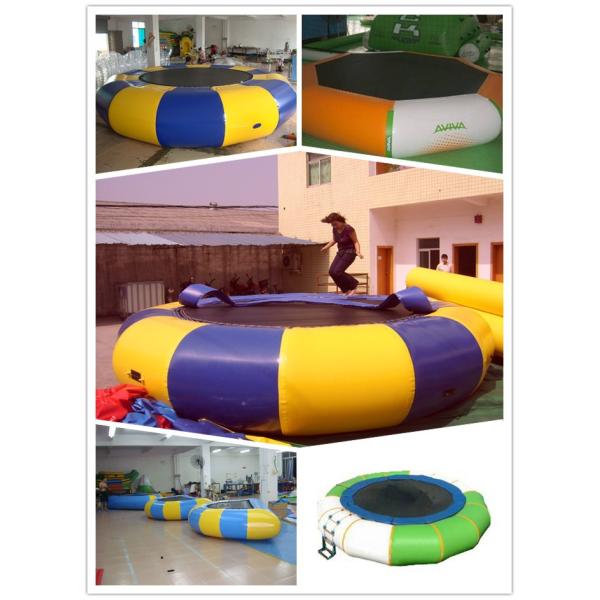 Rave Aqua Jump Eclipse Water Parks , Inflatable Water Games Chinese Supplier