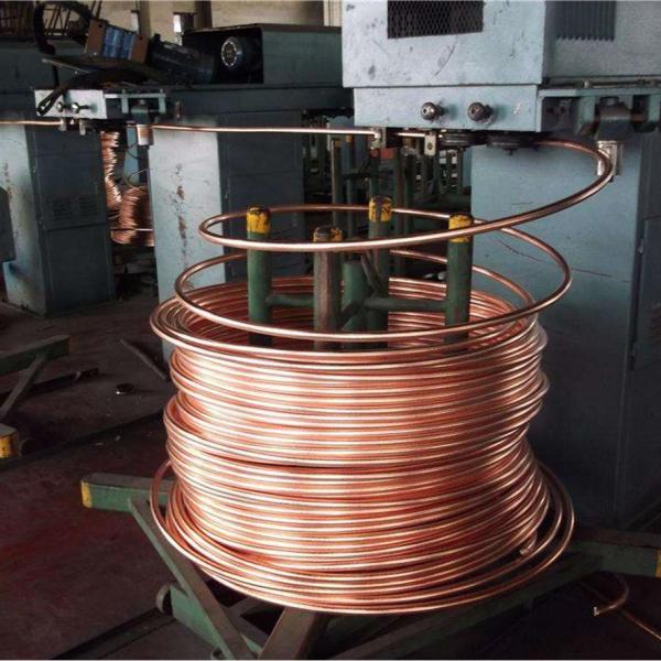 Oil Cooler Red Brass 15mm Soft Copper Pipe EN 12735 C12000 Mill Surface