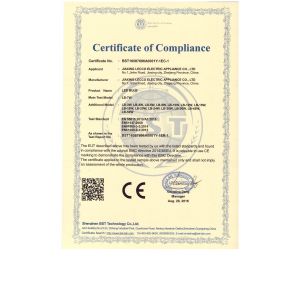 HANGZHOU LECCO ELECTRIC APPLIANCE CO.,LTD Certifications