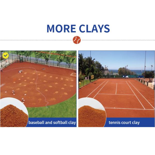 Versatile Sports Red Clay for Both Baseball and Softball High Performance Infield Dirt for Competitive Play