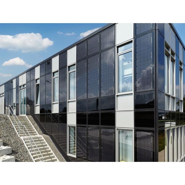 BIPV Photovoltaic Facade Systems 6060 Aluminum Bifacial Pv Modules