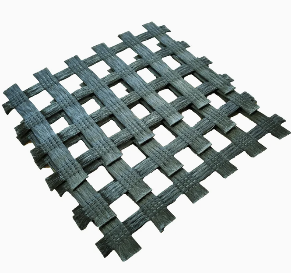 Quality Civil Engineering Reinforcement Fiberglass Geogrid Coated With Elastomeric Polymer for sale