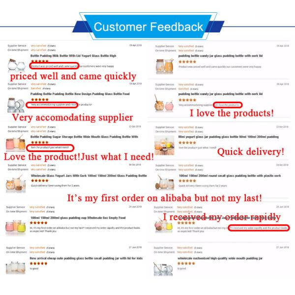 Stock Supplier Clear Frosted Bath Salt Storage Cup Pudding Jars For Milk Yoghurt