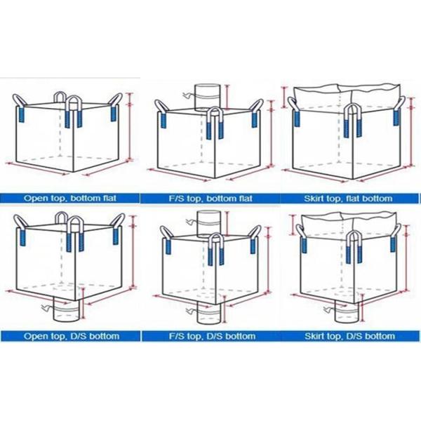 PP WOVEN GEOTEXTILE JUMBO GEOBAGS IN BLACK/WHITE/GREEN WITH UV STABLIZER