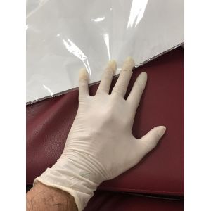 Quality Medical Surgical Disposable Latex Examination Gloves CE FDA for sale