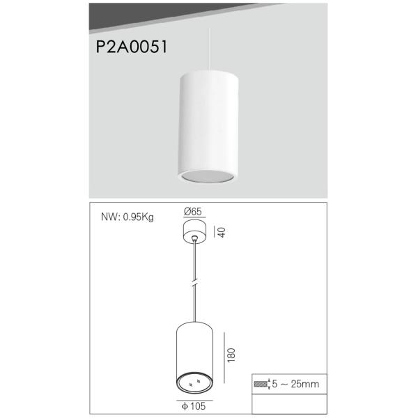 Brush / Varnish Finishing LED Pendant Lights E27 220v 50HZ Hotel Pendant Lamp/P2A0051