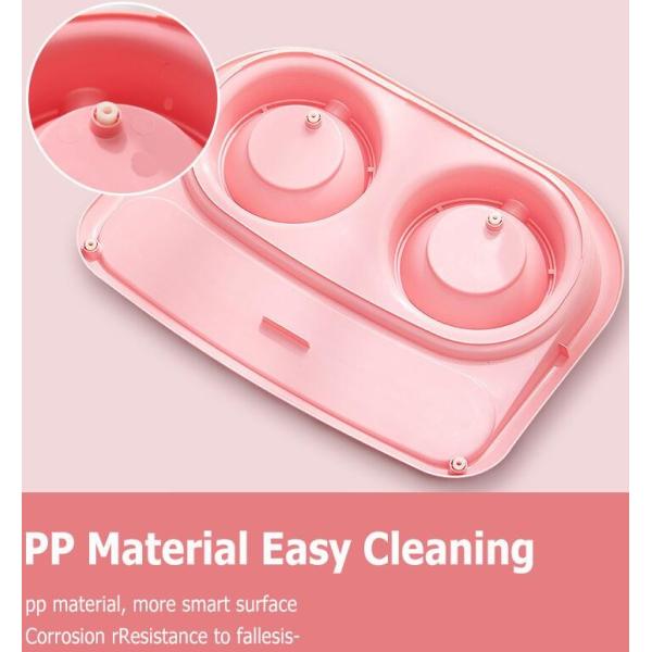 dog bowl plastic feeder pet cat food collapsible dog bowl silicone foldable dog food bowl portable travel pet water bowl