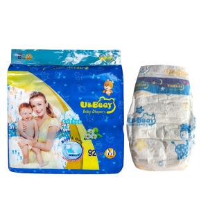 China Magic Tape Disposable Baby Diaper Clothlike Backsheet With Big Elastic Waistband on sale
