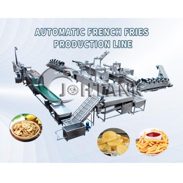 CE Automatic Potato Wafer Making Machine 1000kg/H