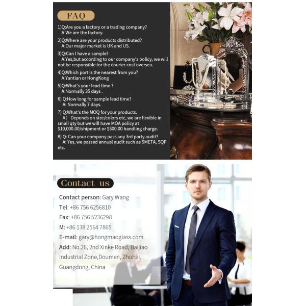 Popular Silver Glass Photo Frame / Elegant Simple Glass Picture Frames