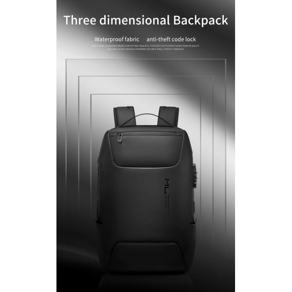 Usb Charging Waterproof Business Backpack 20-39Liter Dirt Resistant