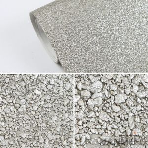 Removable Interior Wallpaper Stone Textured SGS / CSA Standard