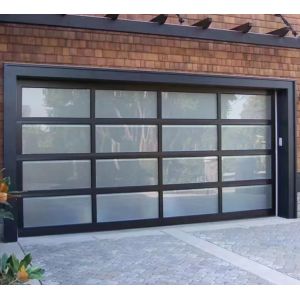 Glass Garage Cheap Price Black Waterproof Excellent Insulation Aluminum