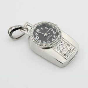 Quality 4GB Luxury Rhinestone Watch Necklace USB Flash Drive for sale