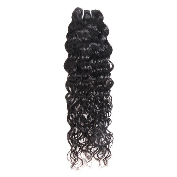 Water Wave Indian Weft Hair Extensions / Human Hair Weave For Black Women